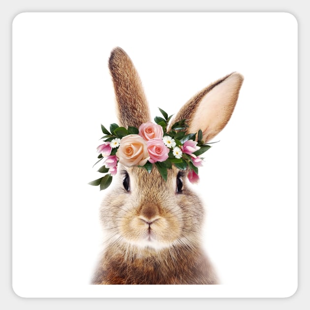 Bunny with floral crown outlet